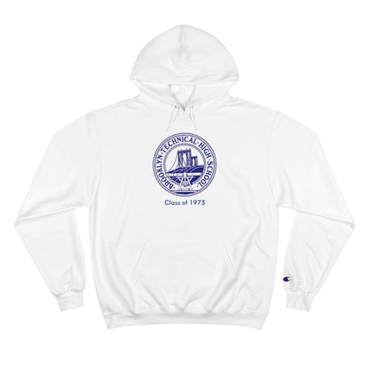 Classic Tech Logo - Champion Hoodie - Class Of 1973