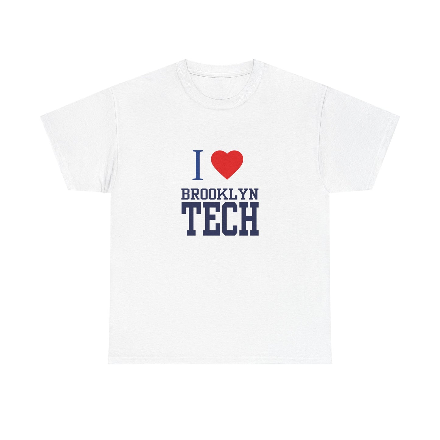 Boutique - I Love Brooklyn Tech Unisex Heavy Cotton T-shirt (Classic Font)