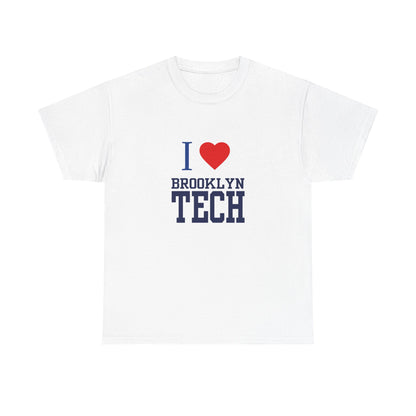 Boutique - I Love Brooklyn Tech Unisex Heavy Cotton T-shirt (Classic Font)