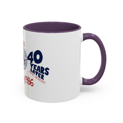 Class of 1986 Coffee Mug with navy handle (11oz, 15oz)