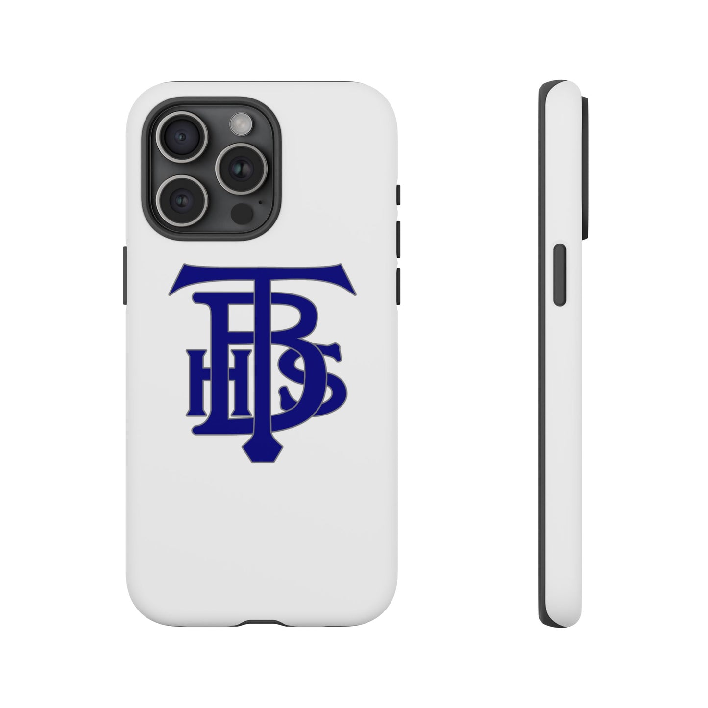 Stacked Logo - Tough Phone Cases - White