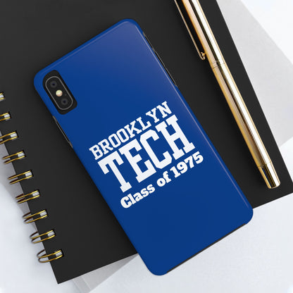 Brooklyn Tech Class Of 1975 Tough Phone Case - Blue