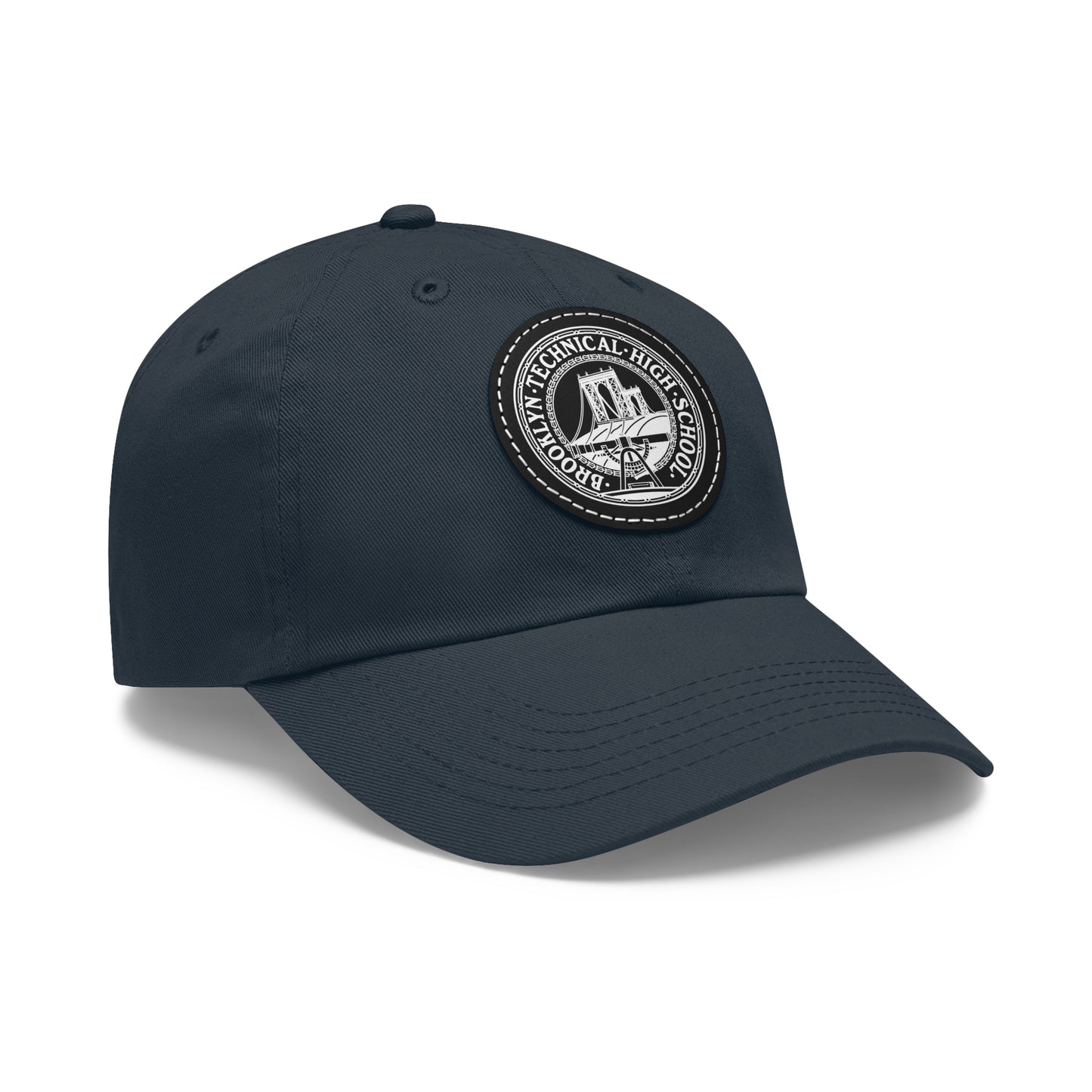 Classic Tech Logo - Hat with Leather Patch (Round)