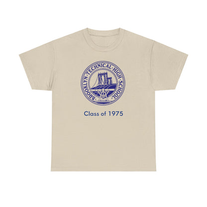 Classic Tech Logo - Men's Heavy Cotton T-Shirt - Class Of 1975