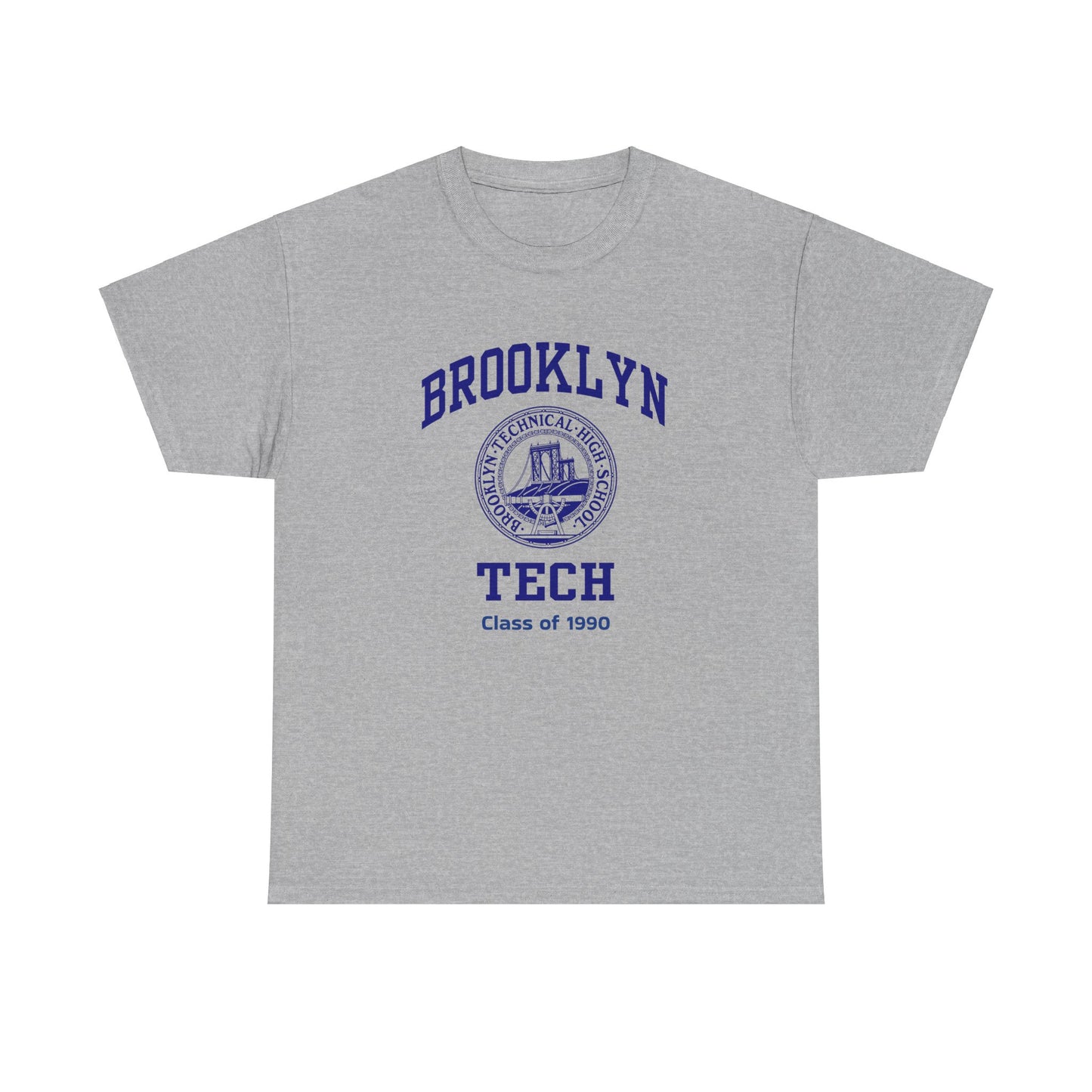 Brooklyn Tech Classic Logo - Men's Heavy Cotton T-Shirt - Class of 1990