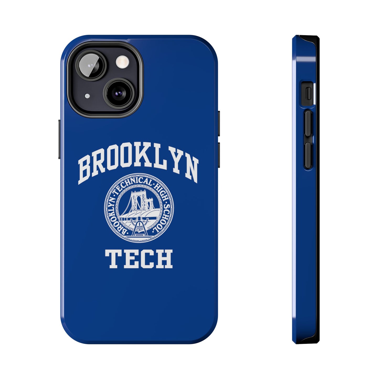 Brooklyn Tech Classic Logo - Tough Phone Cases - Navy