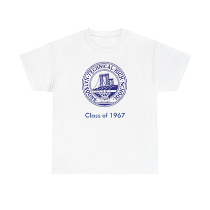 Classic Tech Seal - Men's Heavy Cotton T-Shirt - Class Of 1967
