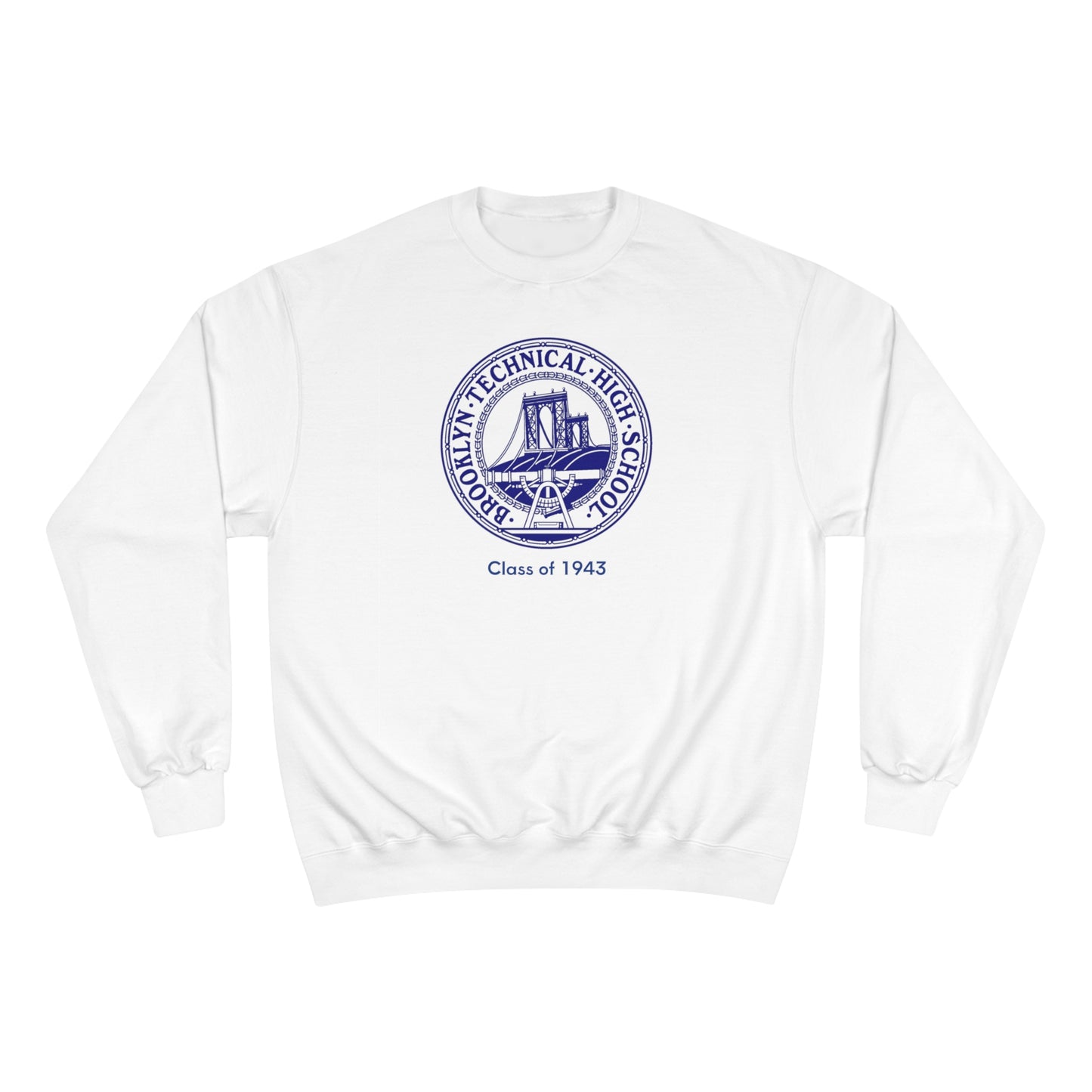 Classic Tech Logo - Class Of 1943 - Champion Crewneck Sweatshirt