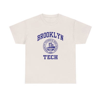 Classic Tech Seal With Brooklyn Tech - Men's Heavy Cotton T-Shirt