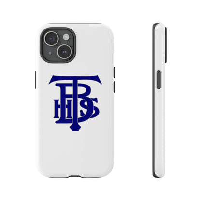 Stacked Logo - Tough Phone Cases - White