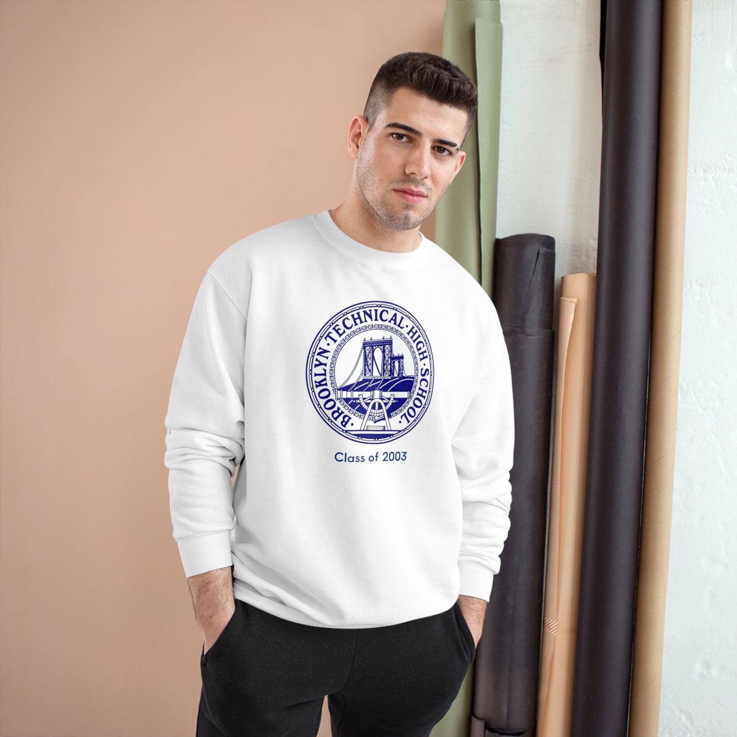 Classic Tech Logo - Champion Crewneck Sweatshirt - Class Of 2003