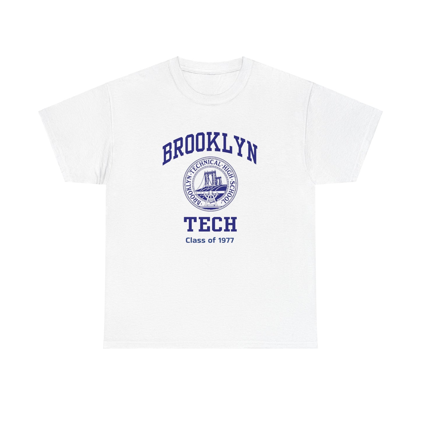 Brooklyn Tech Classic Logo - Men's Heavy Cotton T-Shirt - Class of 1977