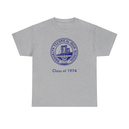 Classic Tech Logo - Men's Heavy Cotton T-Shirt - Class Of 1974