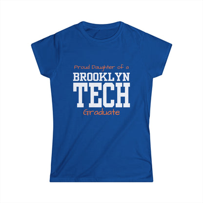 Family - Proud Daughter Of A Tech Graduate - Ladies Softstyle T-Shirt