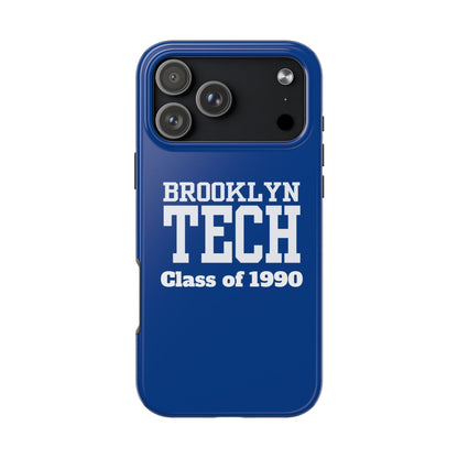 Brooklyn Tech Class of 1990 Tough Phone Case - Blue