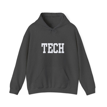 Tech - Classic Font - Men's Heavy Blend Hooded Sweatshirt