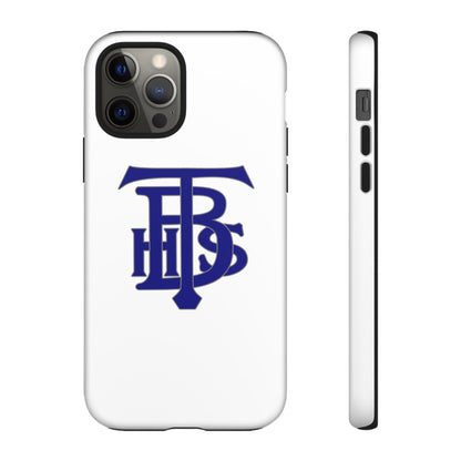 Stacked Logo - Tough Phone Cases - White