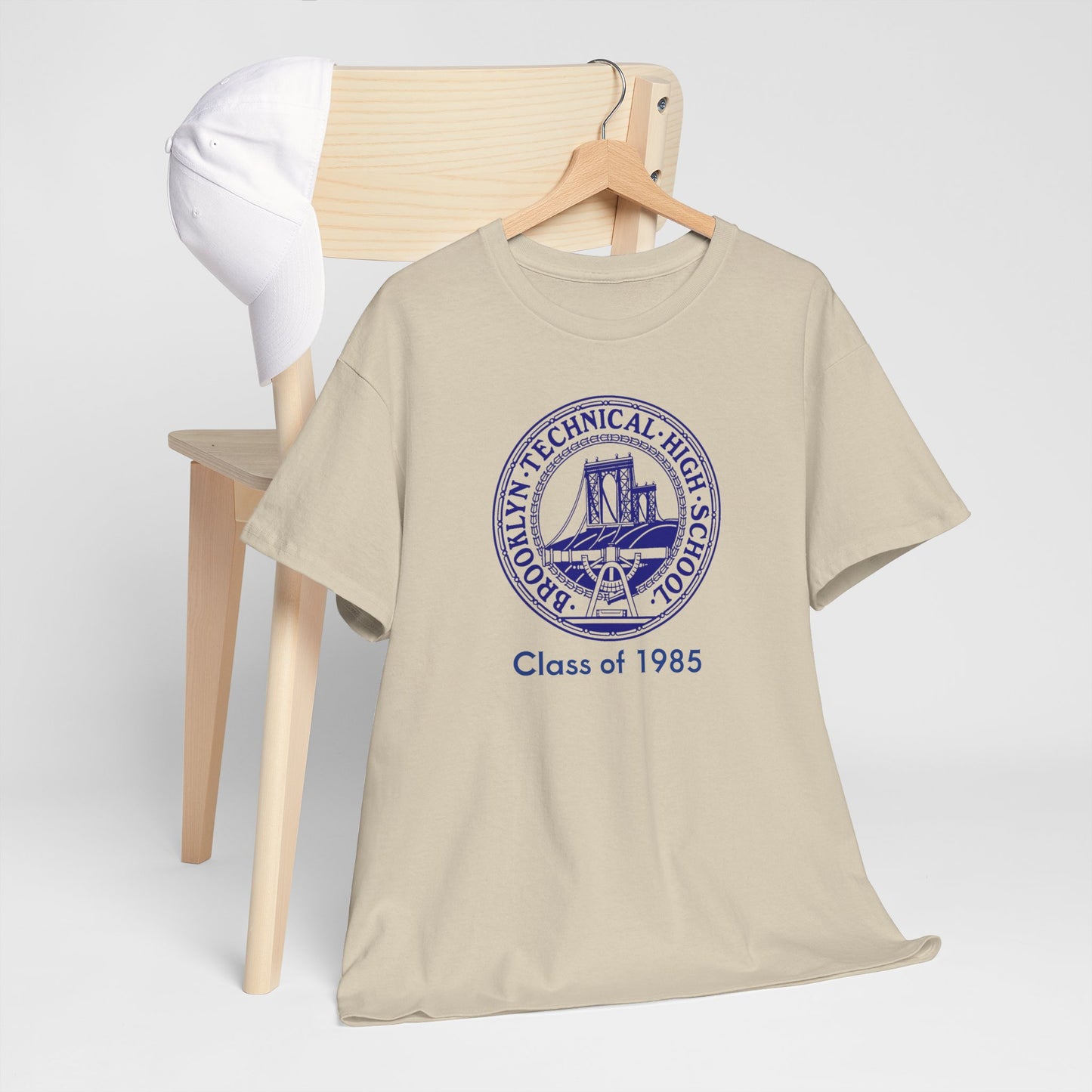 Classic Tech Logo - Class Of 1985 - Men's  Heavy Cotton T-Shirt