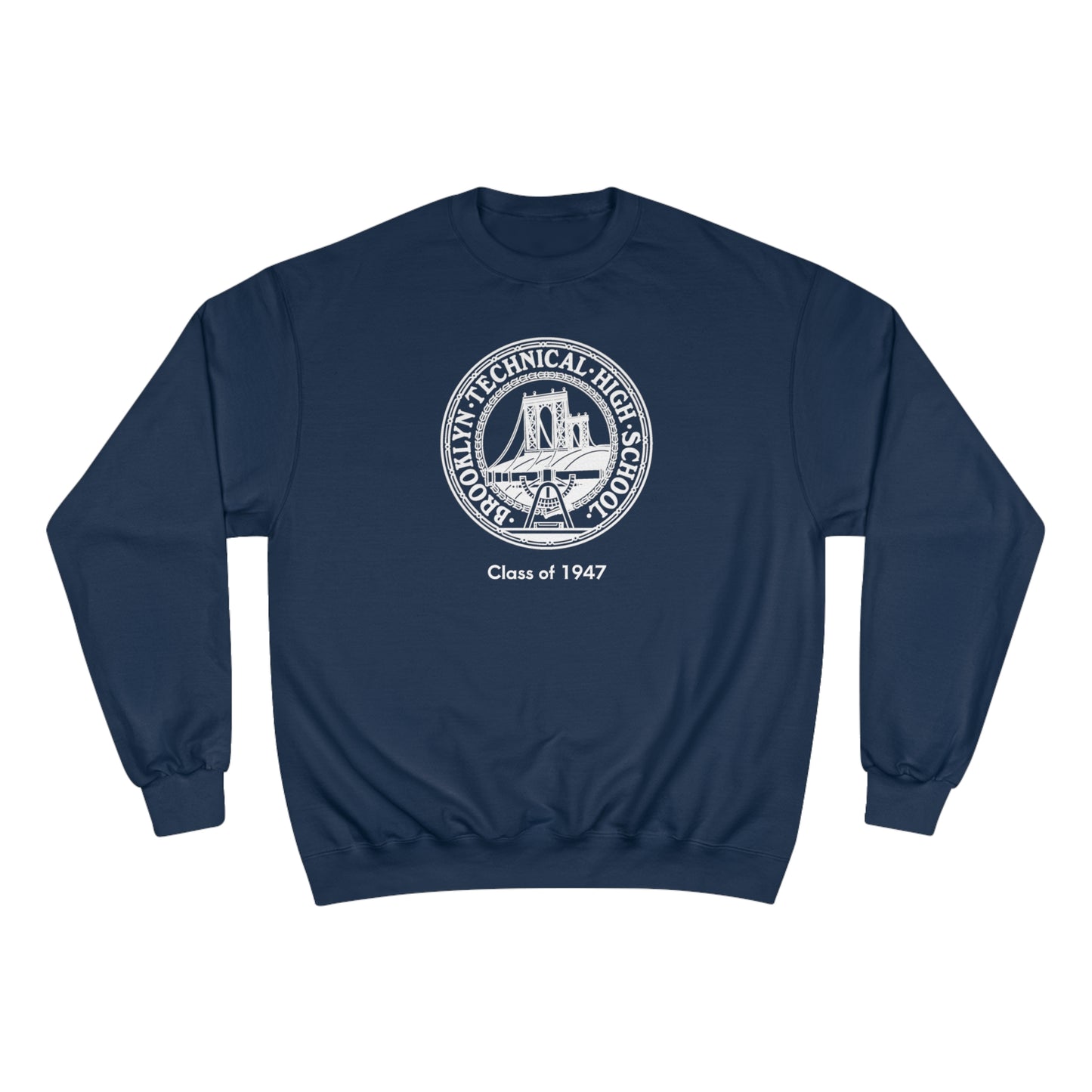 Classic Tech Logo - Champion Crewneck Sweatshirt - Class Of 1947