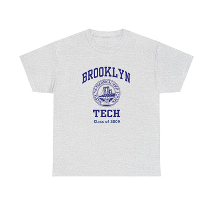 Brooklyn Tech Classic Logo - Men's Heavy Cotton T-Shirt - Class of 2009