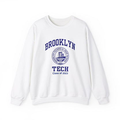 Brooklyn Tech Classic Logo - Men's Heavy Blend™ Crewneck Sweatshirt - Class of 2023