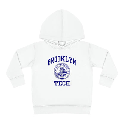 Family - Classic Brooklyn Tech Logo - Toddler Pullover Fleece Hoodie