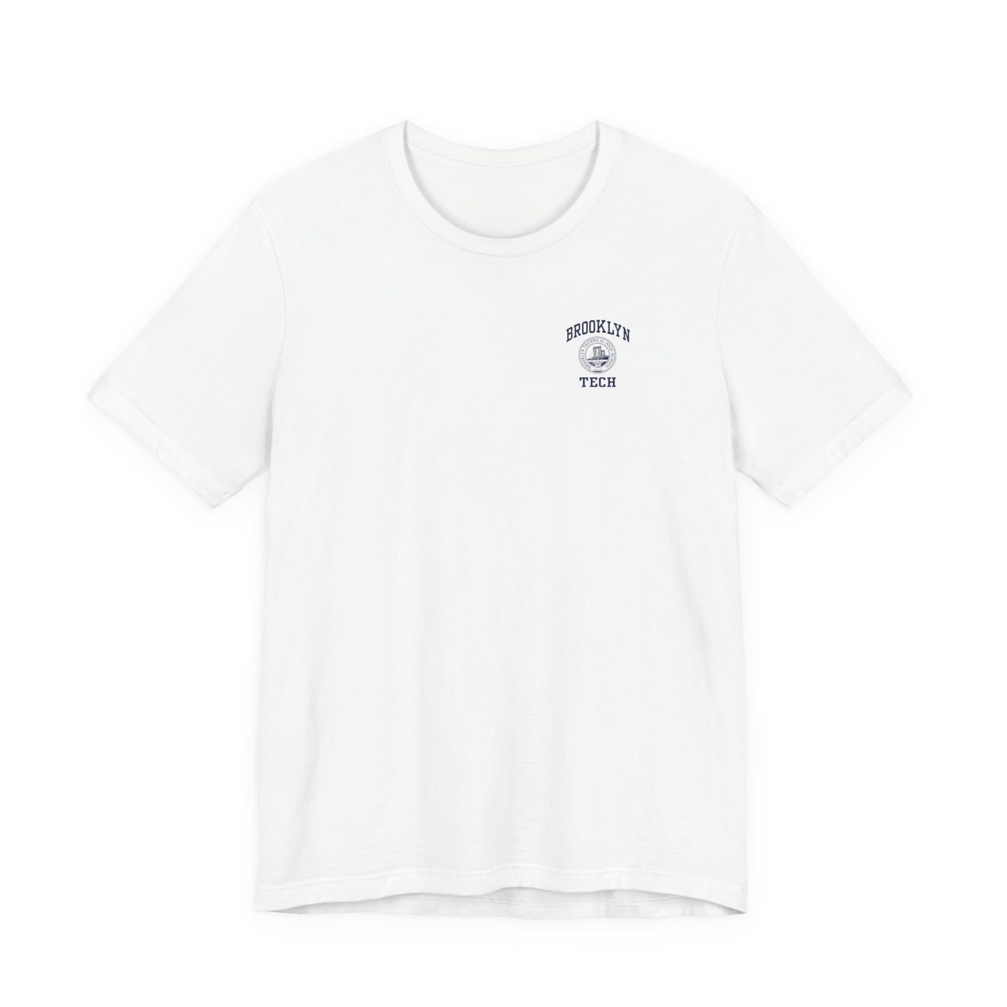 Classic Logo with Brooklyn Tech on Left Chest - Men's Jersey Short Sleeve T-Shirt