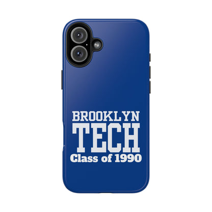 Brooklyn Tech Class Of 1990 Tough Phone Case - Blue