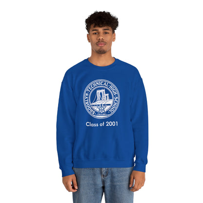 Classic Tech Seal - Men's Heavy Blend Crewneck Sweatshirt - Class Of 2001