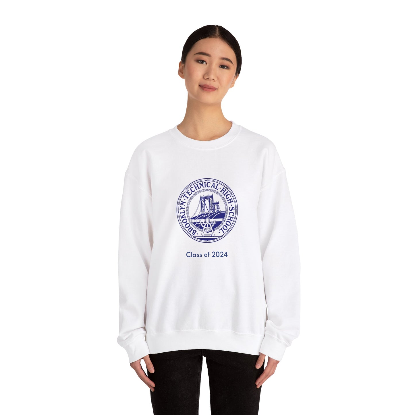 Classic Tech Logo - Men's Heavy Blend Crewneck Sweatshirt - Class Of 2024