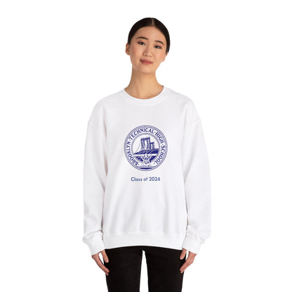 Classic Tech Logo - Men's Heavy Blend Crewneck Sweatshirt - Class Of 2024