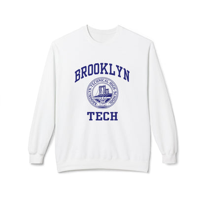 Brooklyn Tech Classic Logo - Men's Midweight Softstyle Fleece Crewneck Sweatshirt