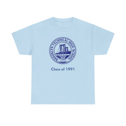 Classic Tech Seal - Men's Heavy Cotton T-Shirt - Class Of 1991