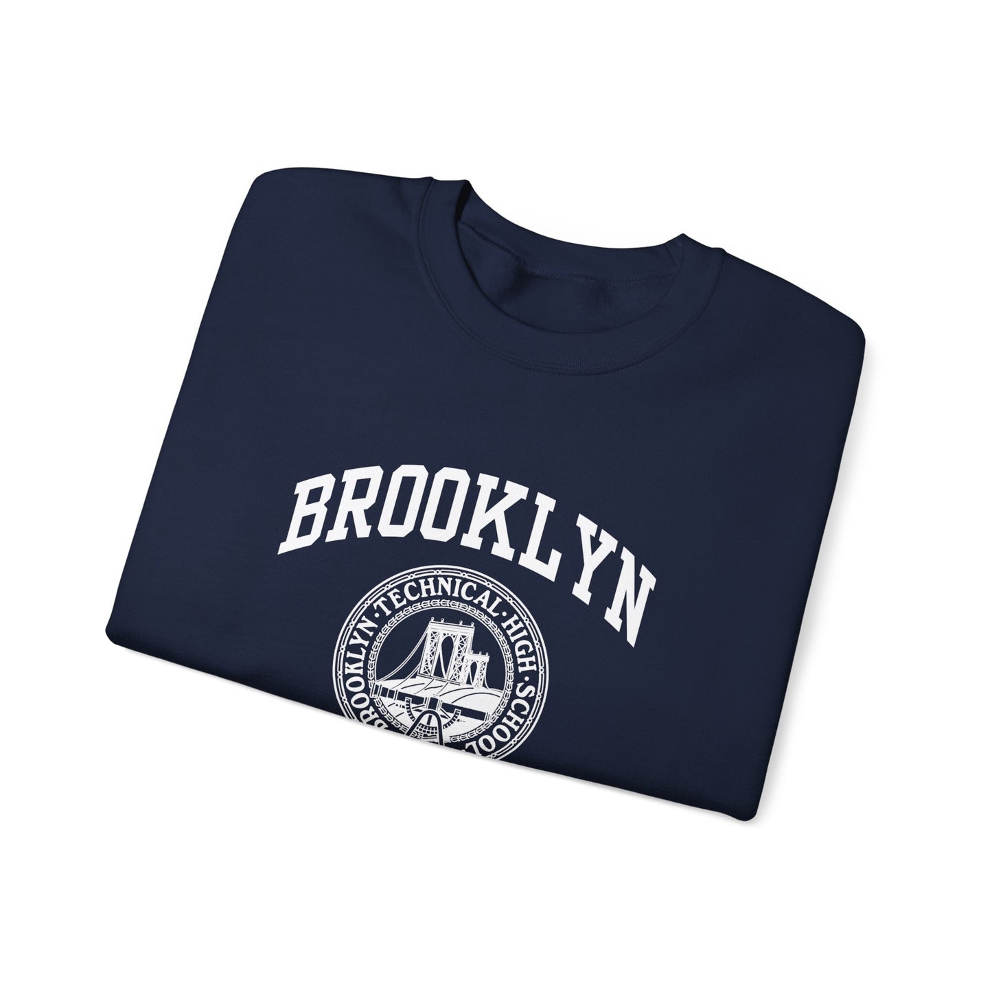 Brooklyn Tech Classic Logo - Men's Heavy Blend™ Crewneck Sweatshirt - Class of 2017