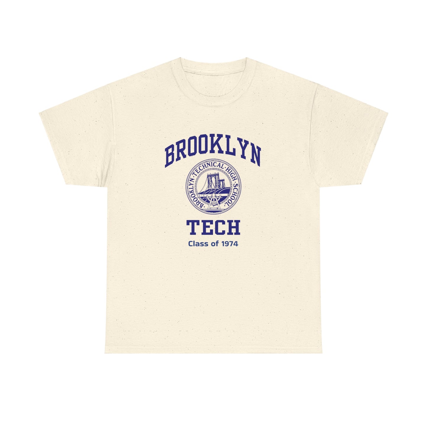 Brooklyn Tech Classic Logo - Men's Heavy Cotton T-Shirt - Class of 1974