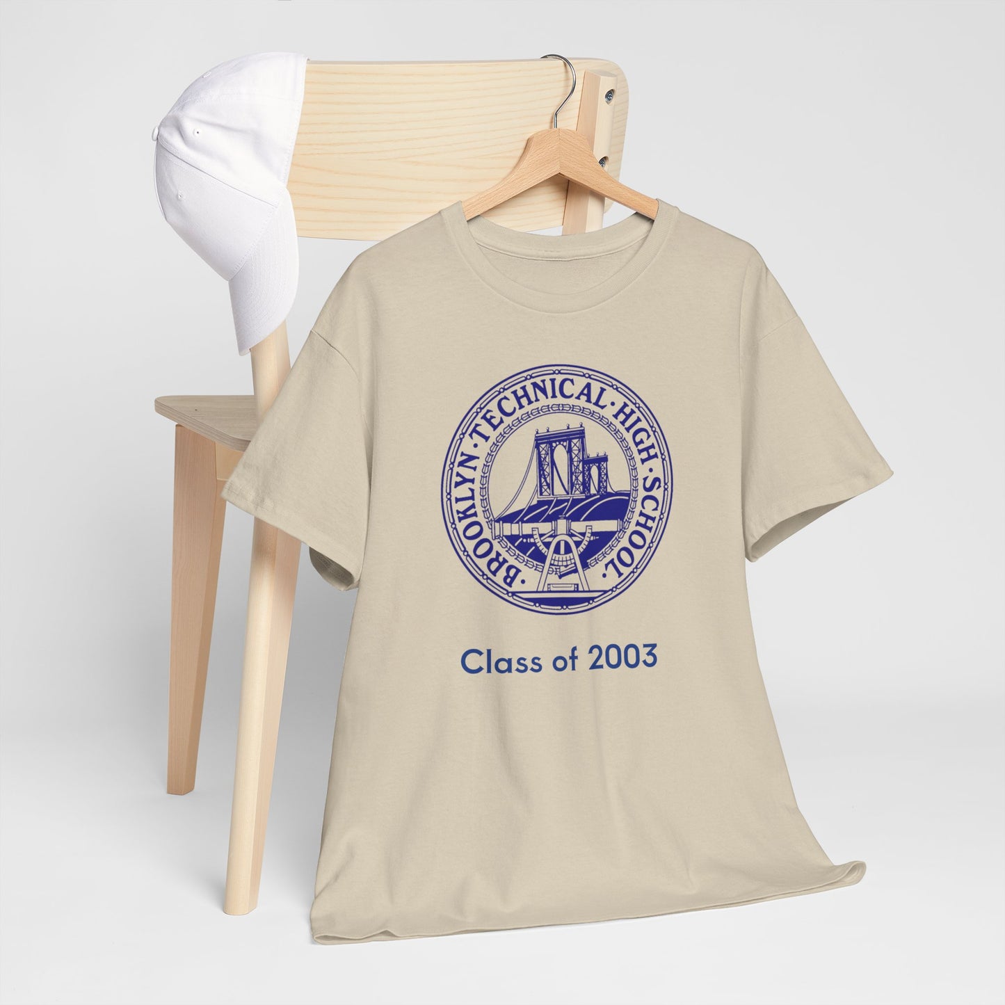 Classic Tech Logo - Men's Heavy Cotton T-Shirt - Class Of 2003