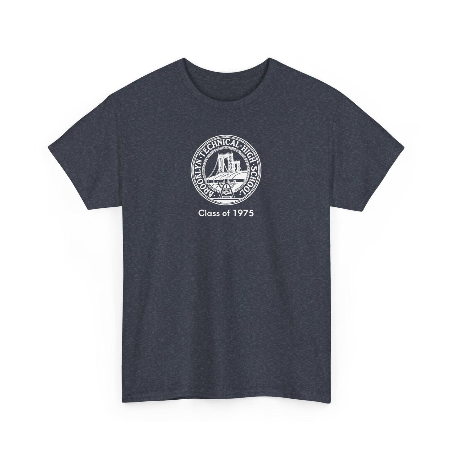Classic Tech Logo - Class Of 1975 - Men's  Heavy Cotton T-Shirt