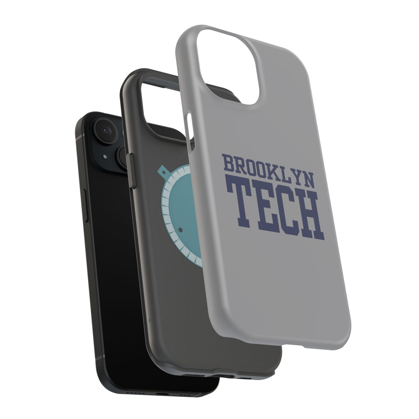 Brooklyn Tech - Impact-Resistant Phone Cases - Iphone Or Samsung - Gray