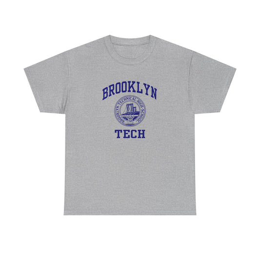 Classic Brooklyn Tech Logo - Men's Heavy Cotton Tee