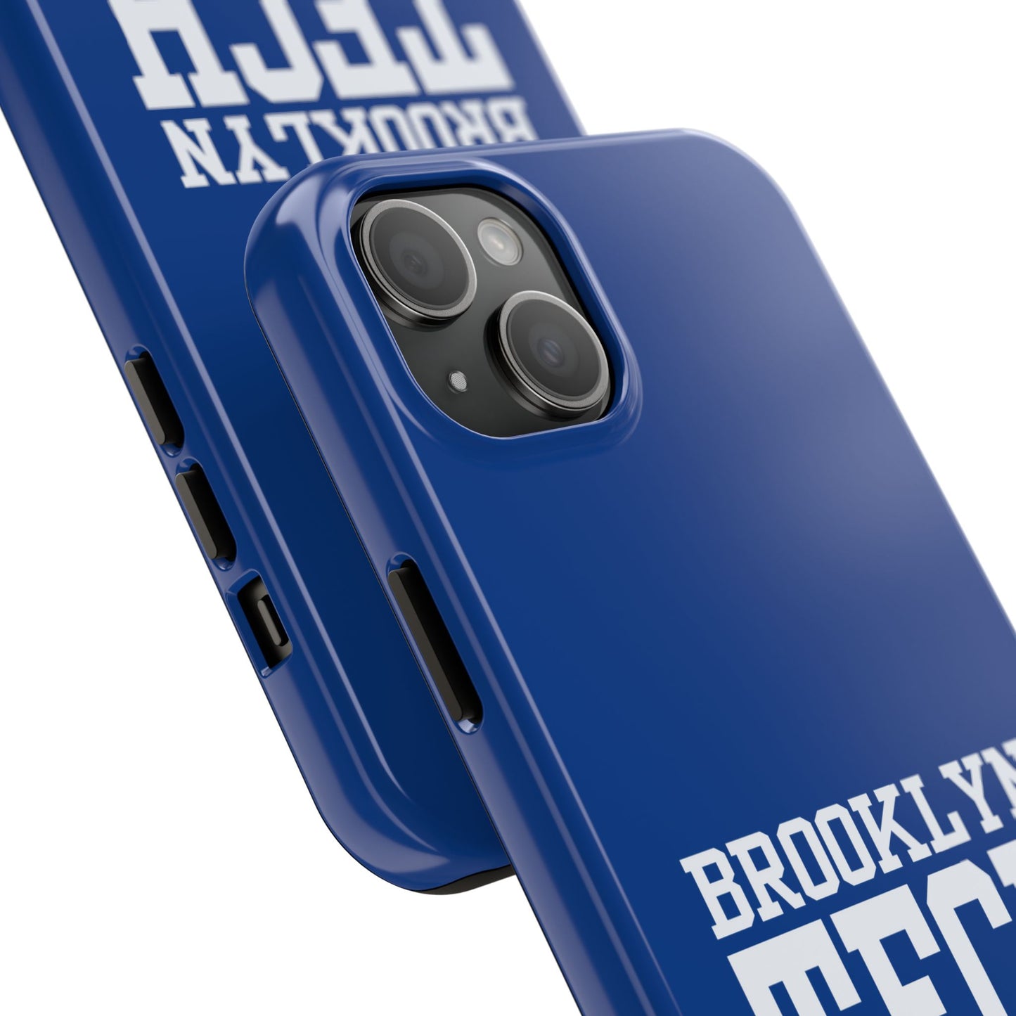 Brooklyn Tech Class Of 1985 Tough Phone Case - Navy-Blue With White Graphics