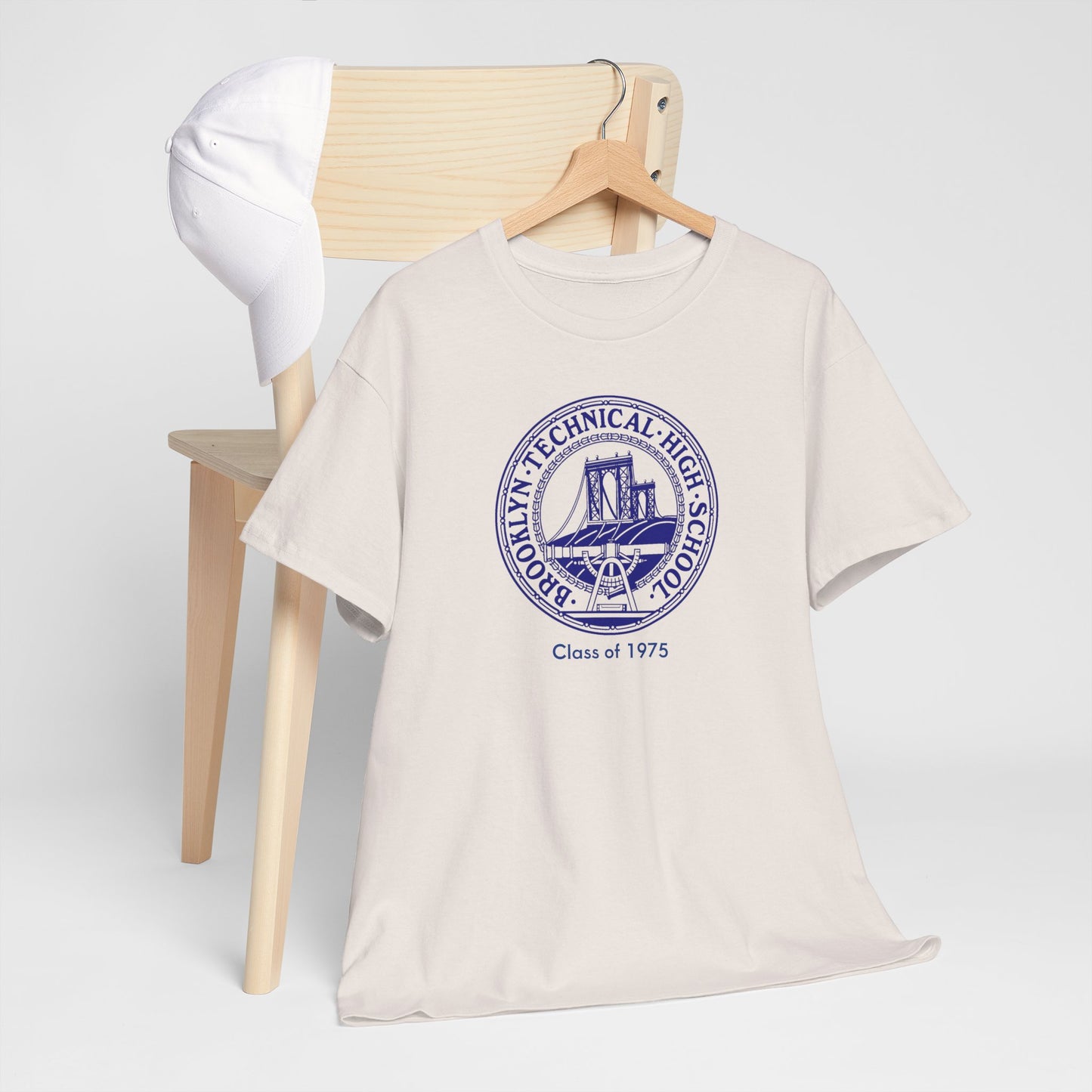 Classic Tech Logo - Class Of 1975 - Men's  Heavy Cotton T-Shirt