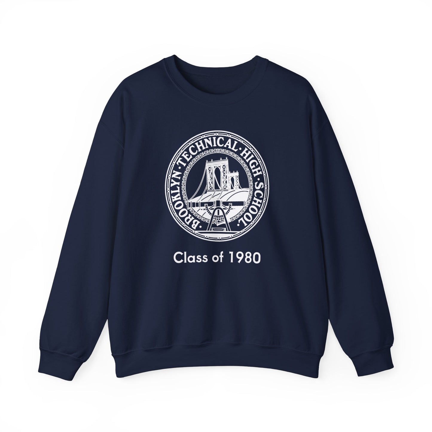 Classic Tech Seal - Men's Heavy Blend Crewneck Sweatshirt - Class Of 1980