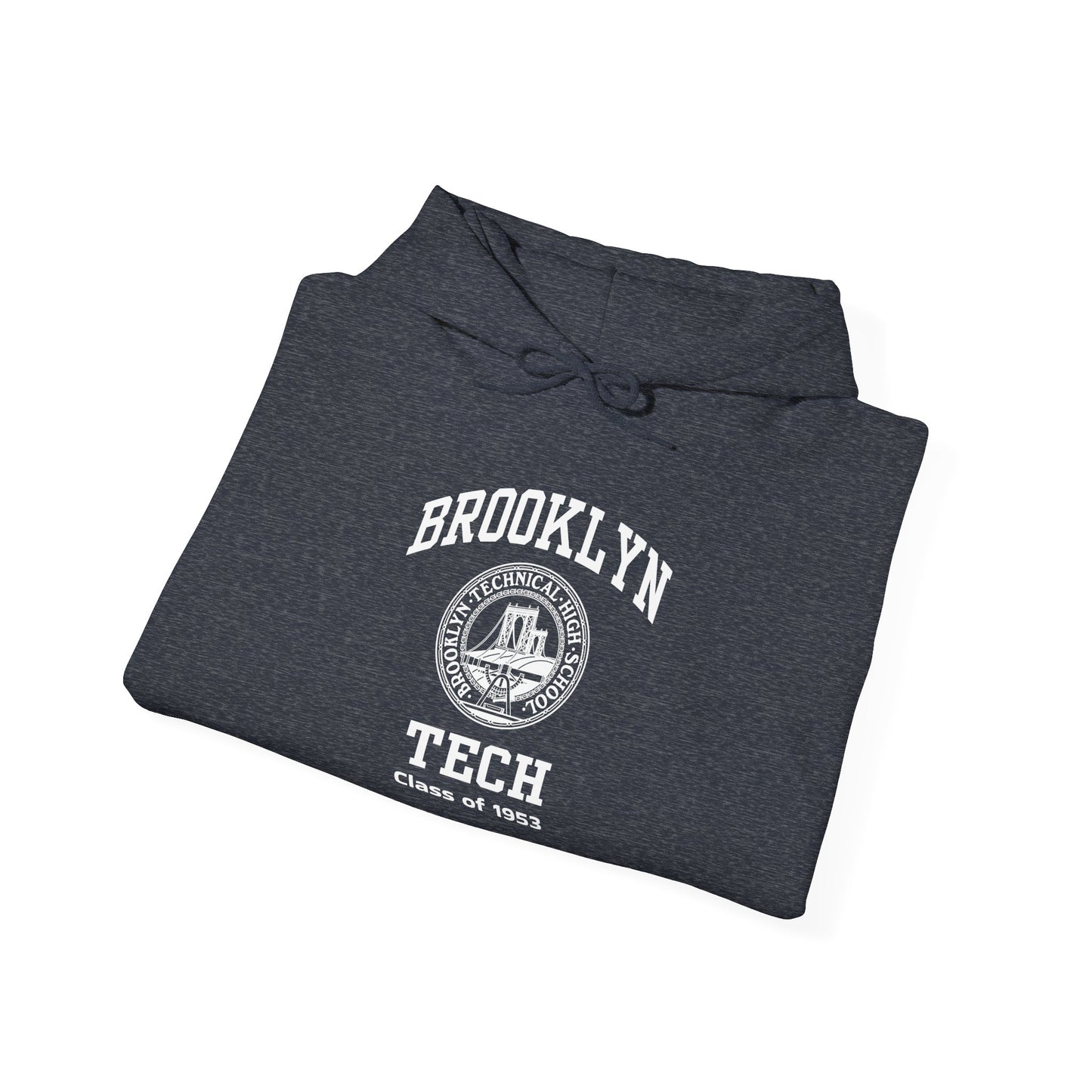 Brooklyn Tech Classic Logo - Men's Heavy Blend™ Hooded Sweatshirt - Class of 1953