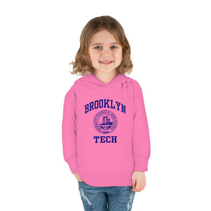 Family - Classic Brooklyn Tech Logo - Toddler Pullover Fleece Hoodie