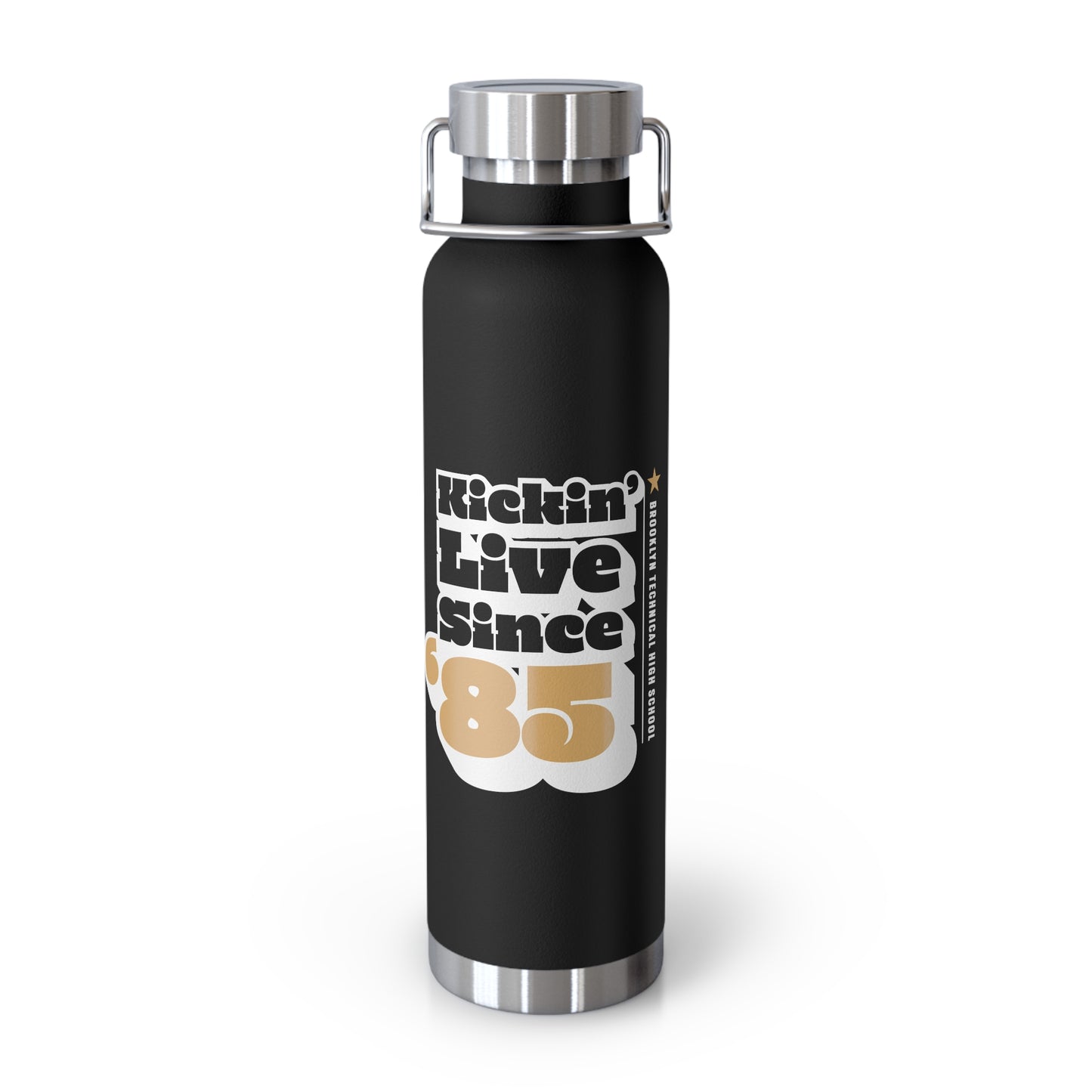 Class Of 1985 Commemorative Copper Vacuum Insulated Bottle, 22oz - Black