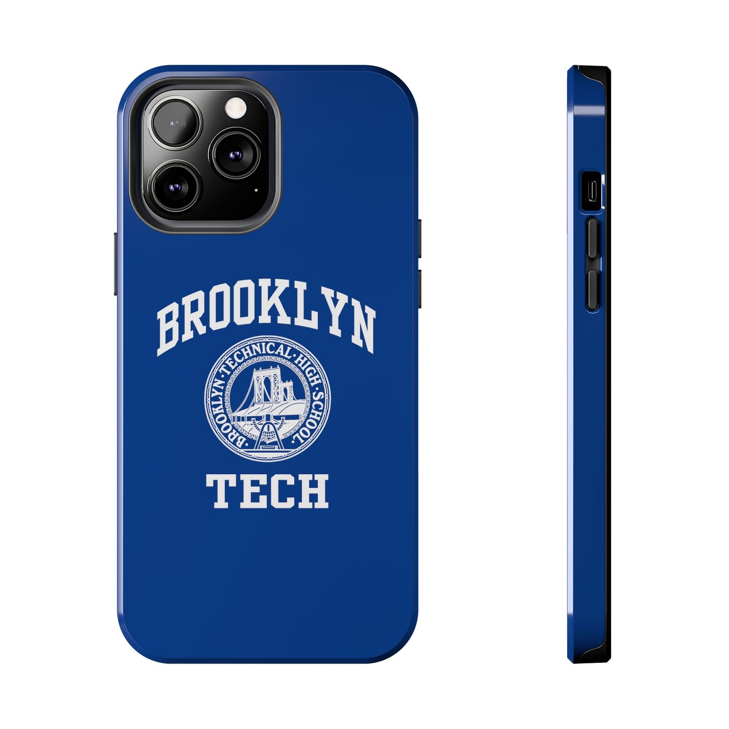 Brooklyn Tech Classic Logo - Tough Phone Cases - Navy