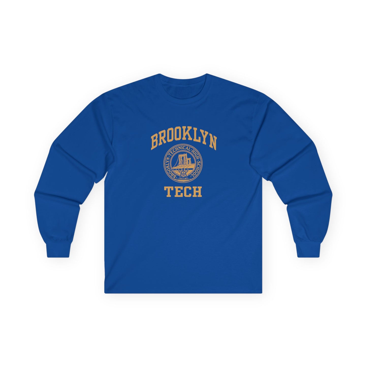Classic Logo with Brooklyn Tech - Men's Ultra Cotton Long Sleeve Tee