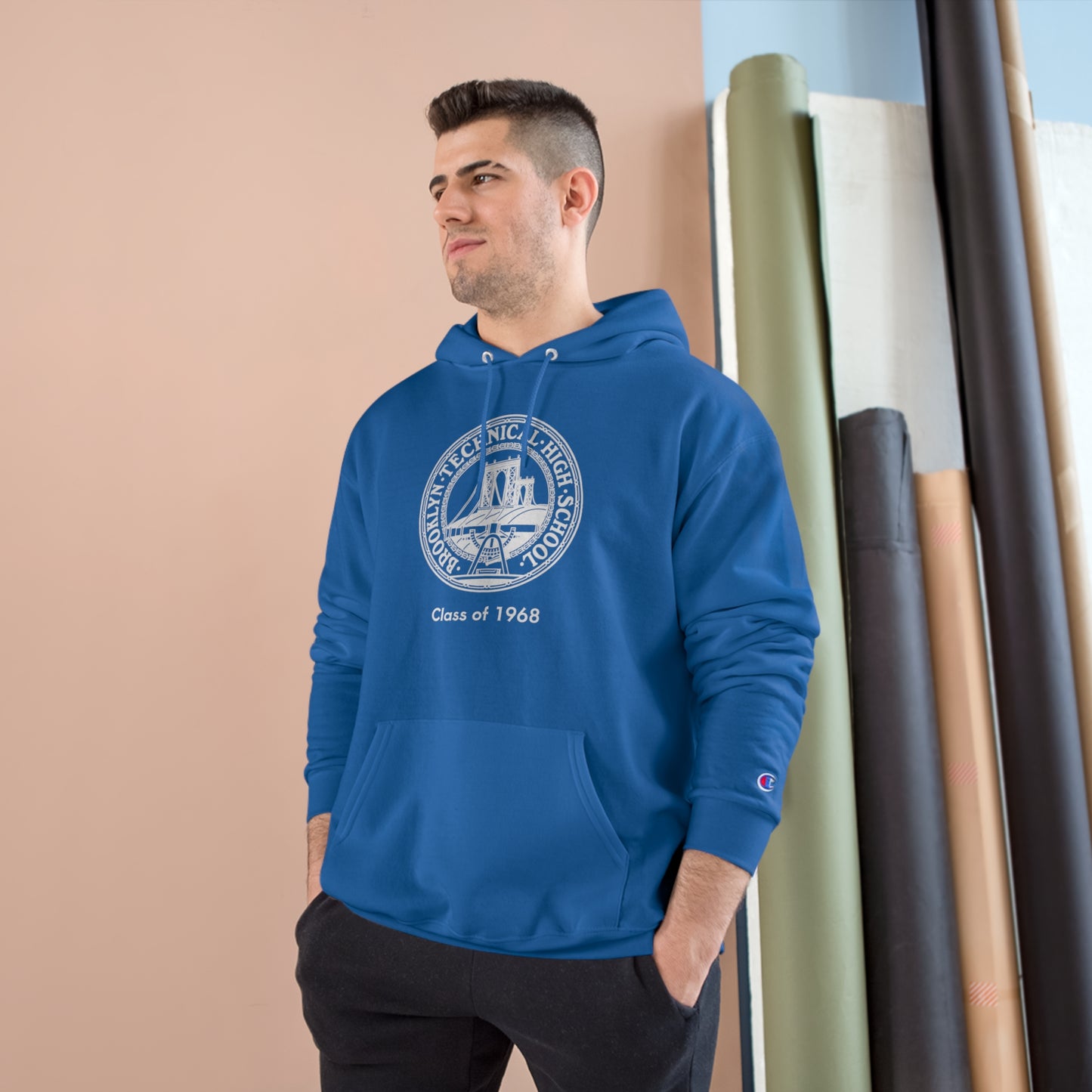 Classic Tech Logo - Champion Hoodie - Class Of 1968