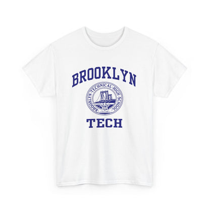 Classic Tech Seal With Brooklyn Tech - Men's Heavy Cotton T-Shirt