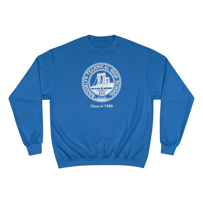 Classic Tech Seal - Champion Crewneck Sweatshirt - Class Of 1980